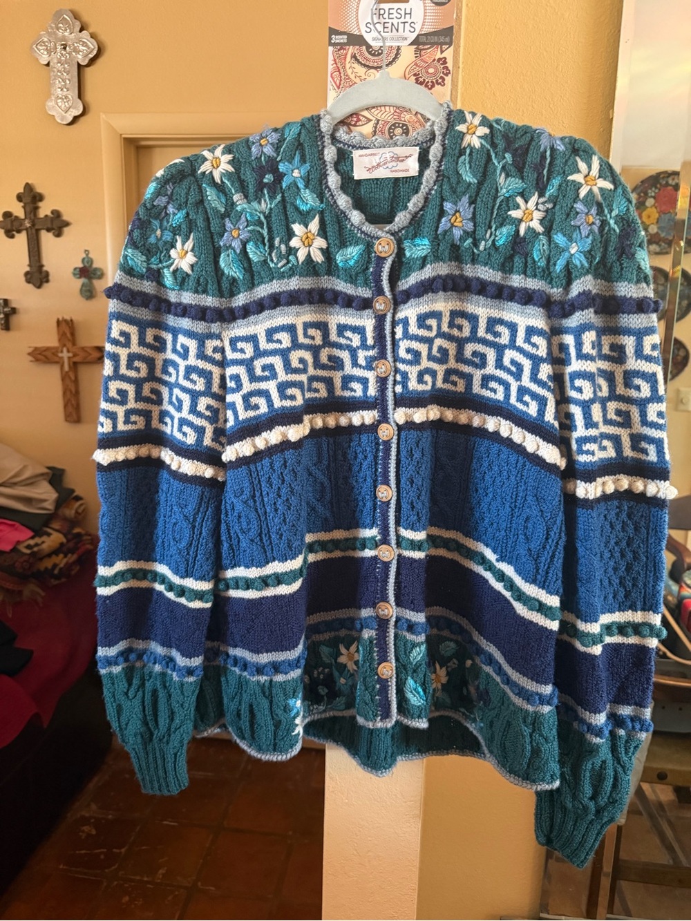 Gorgeous Vintage Wolkenstricker Handmade Sweater